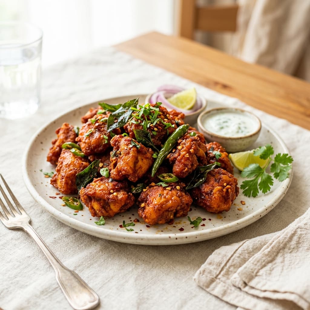 Spicy Chilly Chicken starter - Salem SK Biryani