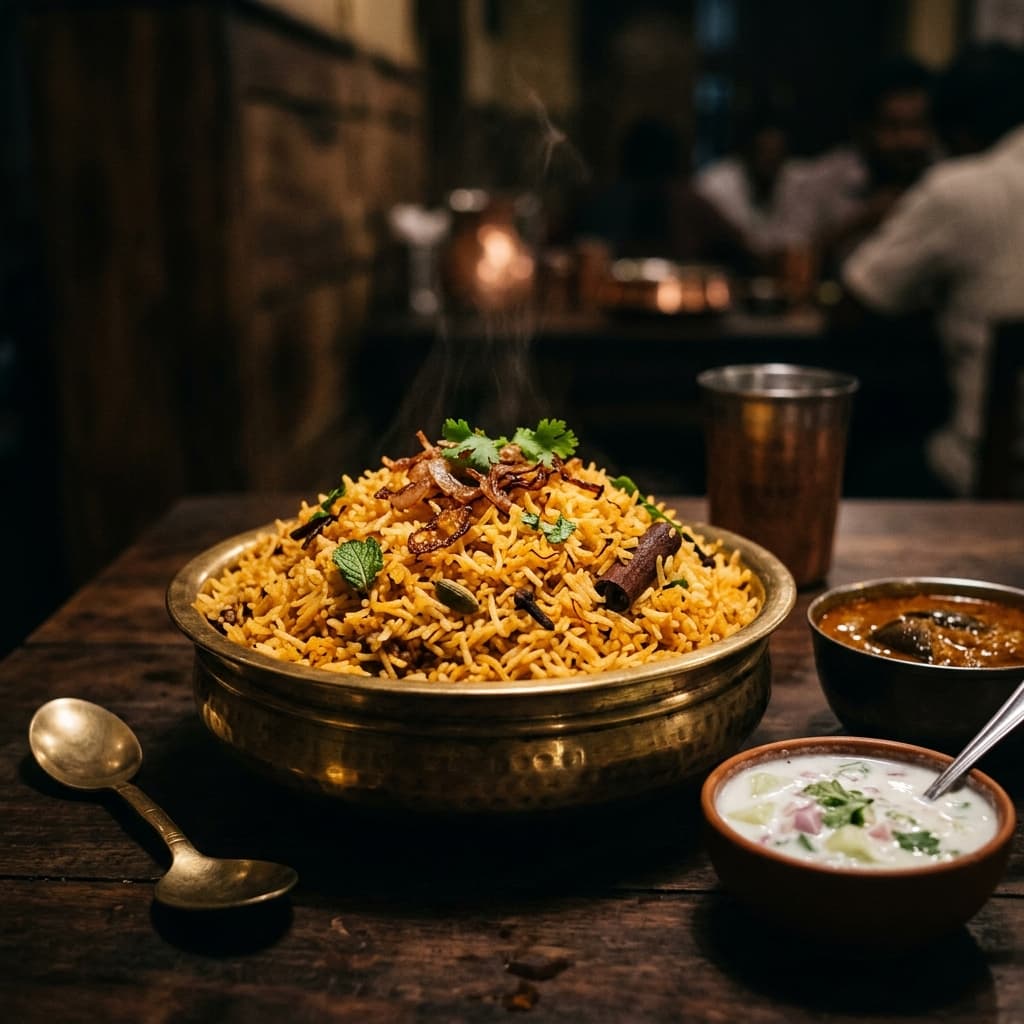 Plain Kuska Biryani - Salem SK Biryani restaurant