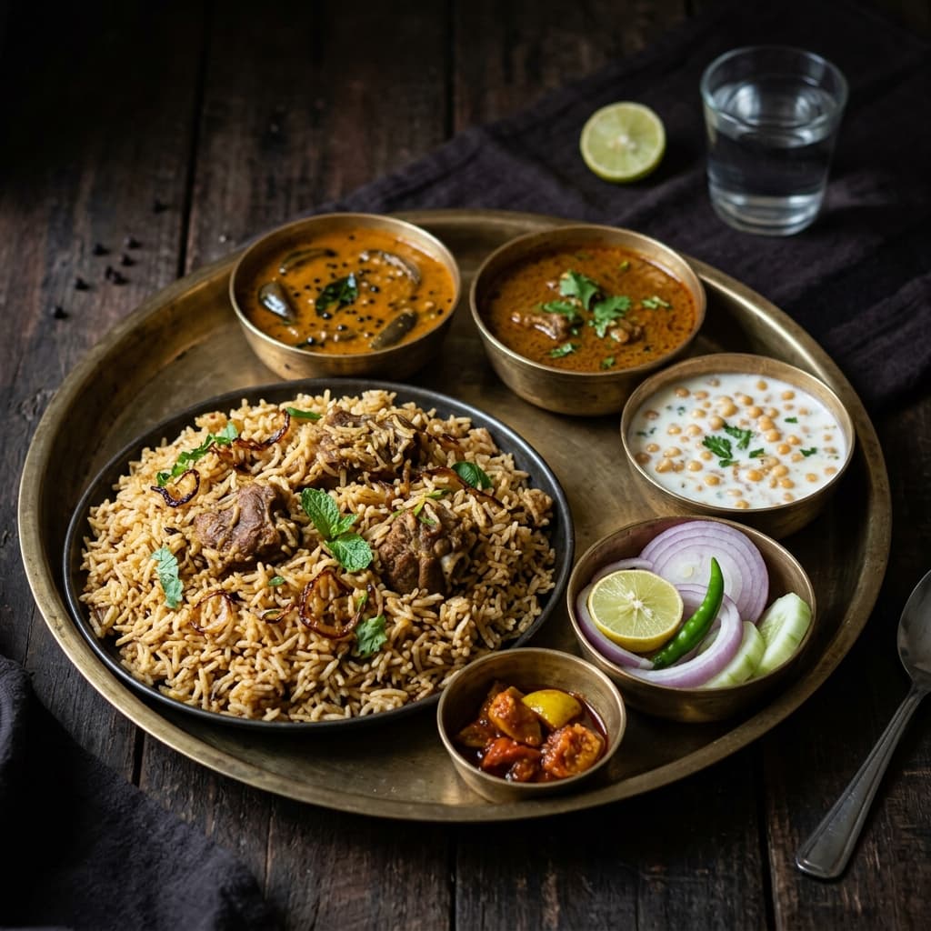 Mutton Biryani Seeraga Samba rice - Best in Salem Tamil Nadu