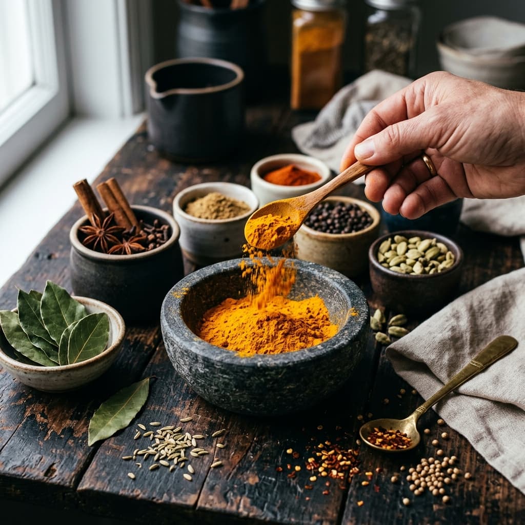 Authentic Salem spices used in SK Biryani - 40+ signature spices